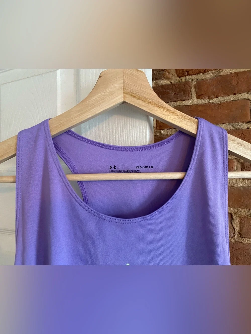 Under Armour Girl’s Tech Big Logo Racerback Tank - New With Tags